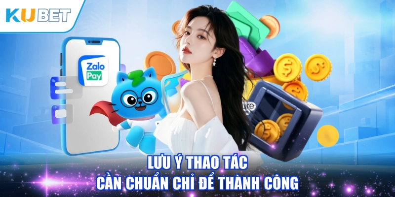 Lưu ý thao tác cần chuẩn chỉ để thành công